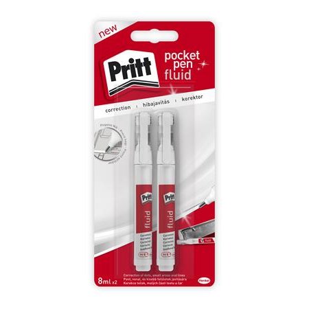 Korekčné pero, 8 ml, blister, HENKEL "Pritt Pocket Pen"