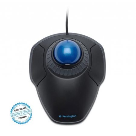 Myš, drôtová, optická, trackball, USB, KENSINGTON "Orbit® Trackball"