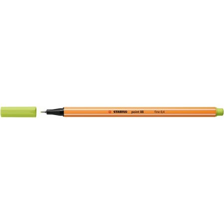 Liner, 0,4 mm, STABILO "Point 88", lime zelený