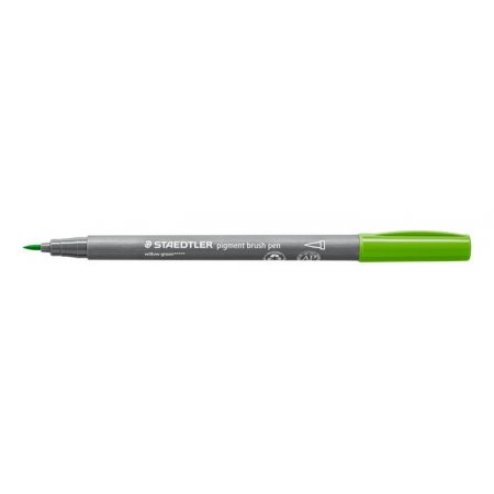 Fixka v tvare štetca, sada, STAEDTLER "Pigment brush 371", 24 rôznych farieb