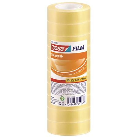 Lepiaca páska, 15 mm x 33 m, TESA "tesafilm®", priehľadná