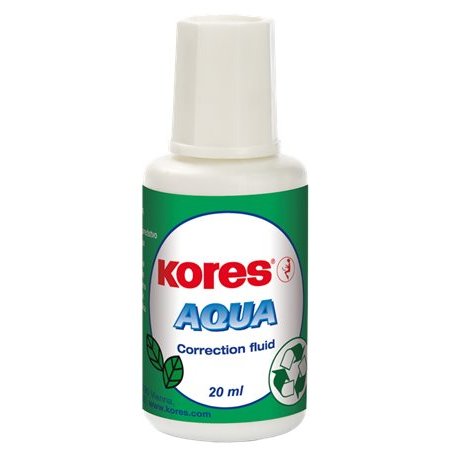 Korekčný lak,  na vodnej báze, 20 ml, KORES "Aqua"