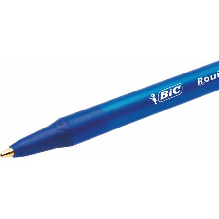 Guľôčkové pero, 0,32 mm, stláčací mechanizmus, BIC "Round Stic Clic", modré