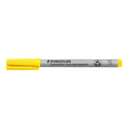 Nepermanentný popisovač, OHP, 0,4 mm, STAEDTLER "Lumocolor® 311 S", žltá