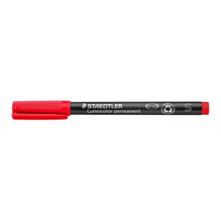 Permanentný popisovač, OHP, 0,4 mm, STAEDTLER "Lumocolor® 313 S", červená