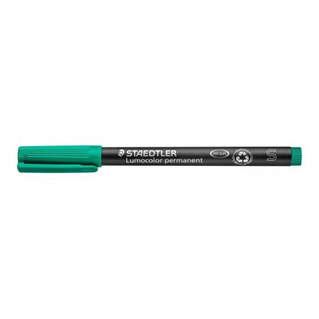 Permanentný popisovač, OHP, 0,4 mm, STAEDTLER "Lumocolor® 313 S", zelená