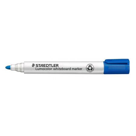 Popisovač na tabule, 2 mm, kužeľový hrot, STAEDTLER "Lumocolor 351", modrý