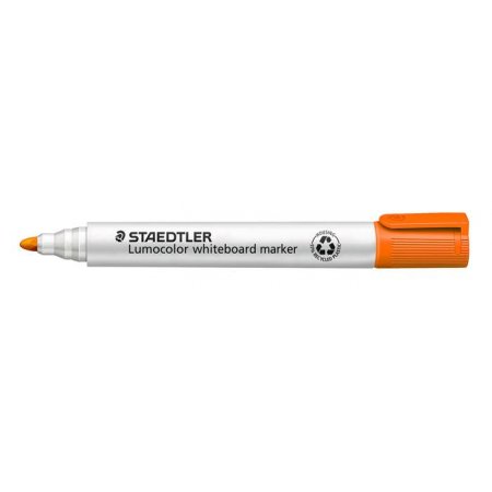 Popisovač na tabule, 2 mm, kužeľový hrot, STAEDTLER "Lumocolor 351", oranžový