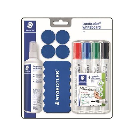 Popisovač na tabule, 2 mm, kužeľovitý hrot, STAEDTLER "Lumocolor® Set 613 S", 10-kusov