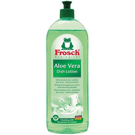 Čistiaci prostriedok na umývanie riadu, 750 ml, FROSCH, aloe vera