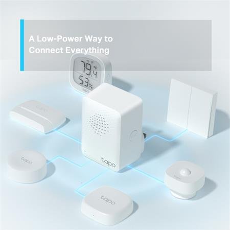 Smart IoT Hub + zvonček/siréna, TP-LINK, "Tapo H100", biela