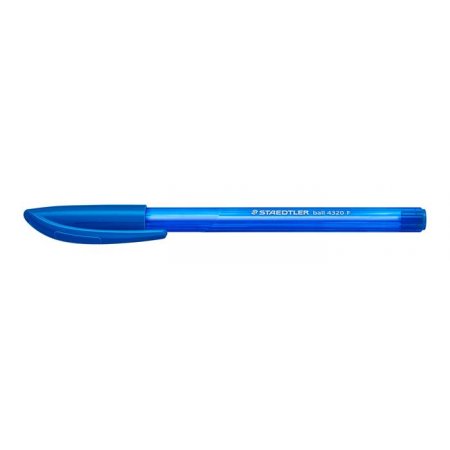 Guľôčkové pero, 0,3 mm, s vrchnákom, STAEDTLER "Ball", modré