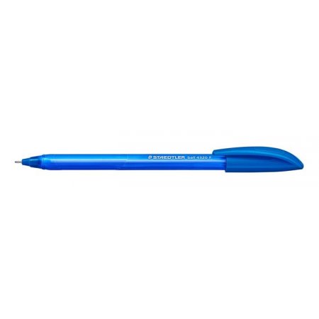 Guľôčkové pero, 0,3 mm, s vrchnákom, STAEDTLER "Ball", modré