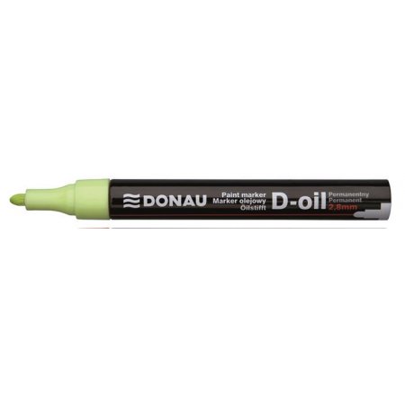 Lakový popisovač, 2,8 mm, M, DONAU "D-oil", žltý