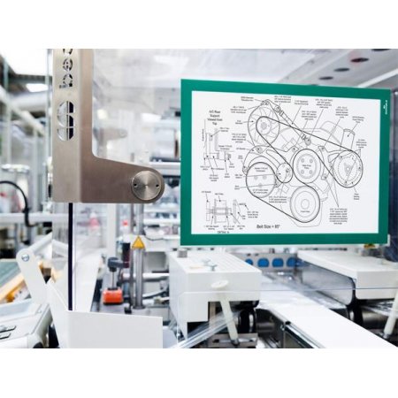 Informačný panel, A4, samolepiaca zadná strana, DURABLE "DURAFRAME®", zelená