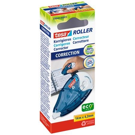 Korekčný roller, 4,2 mm x 14 m,  TESA "ecoLogo®"