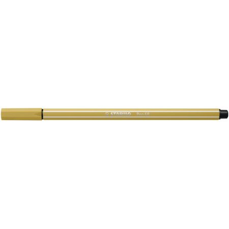 Popisovač, 1 mm, STABILO "Pen 68", khaki