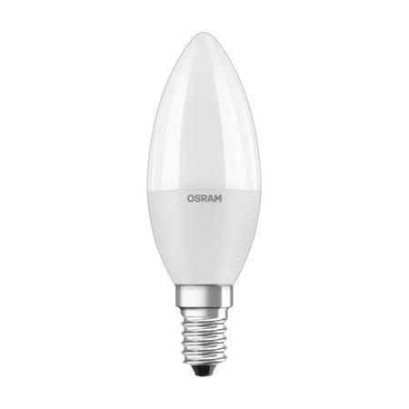 LED žiarovka, E14, sviečka, B38, 7W, 806 lm, 2700 K (MF), OSRAM "Value"