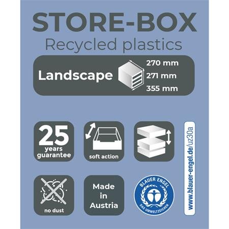 Box na dokumenty, plast, 6 zásuviek, EXACOMPTA "Store-Box Maxi Iderama®"