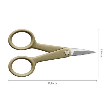 Nožnice na manikúru, 11 cm, FISKARS "ReNew", prírodné